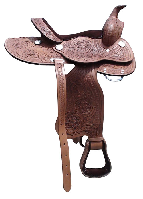 WESTERN-SADDLE-FULL-CARVING-NATURAL