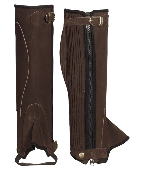 NUBAK-HALF-CHAPS