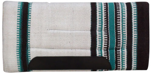 NAVAJO-SADDLE-PAD-WITH-FUR-&-4-CM-CUSHION-30-X-32